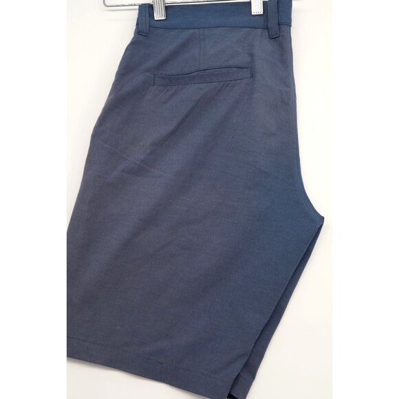 Travis Mathew Mens Blue Shorts 32 Polyester Cotton Spandex Blend Preppy Casual - Picture 2 of 11